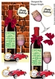 Male Red Wine Birthday Card 1946