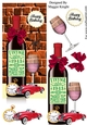 Male Red Wine Birthday Card 1943