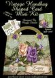 Vintage Handbag Shaped Card Plus Gift Card