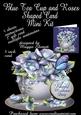 Blue Teacup and Roses