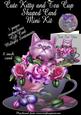 Cute Kitten in a Tea Cup Mini Kit