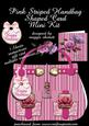 Pink Striped Handbag Plus Gift Card Mini Kit