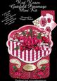 Red Roses Gatefold Pyramage Shaped Card Plus Bonus Envelope