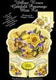 Yellow Roses Gatefold Pyramage Shaped Card & Bonus Envelope