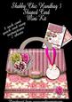 Shabby Chic Handbag Shaped Card 3 Mini Kit