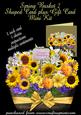 Spring Basket 2 Shaped Card Plus Gift Card