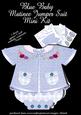 Blue Baby Matinee Jumper Suit
