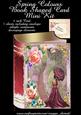 Spring Colours Book Shaped Mini Kit Plus Envelope