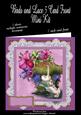 Birds and Lace Series Card Front Mini Kit #5