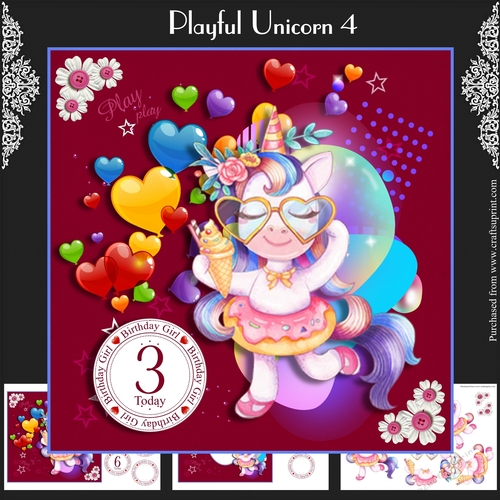 Playful Unicorn 4