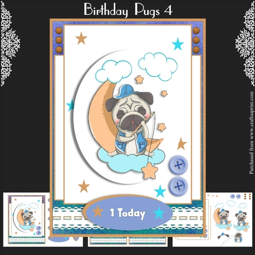 Birthday Pugs 4