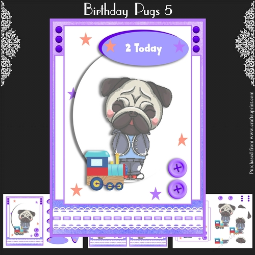 Birthday Pugs 5