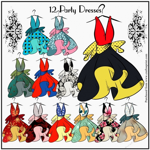 12 Party Dresses