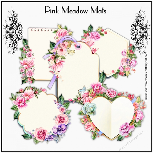 Pink Meadow Mats