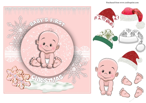 Baby Girls 1st Christmas