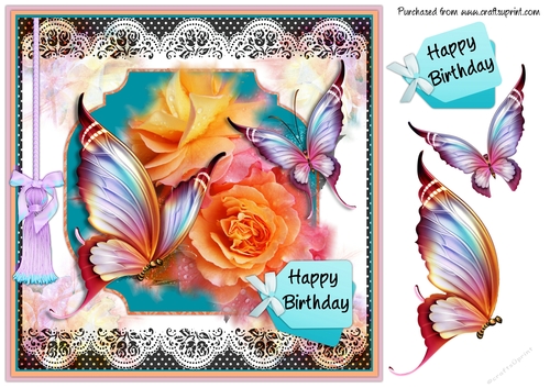 Roses & Butterflies