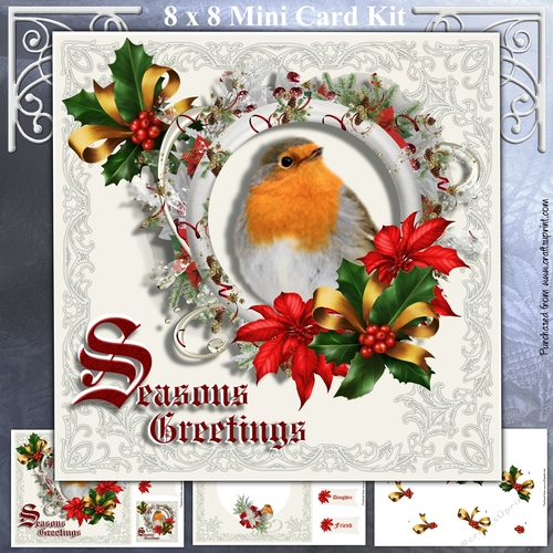 Robin In A Wreath