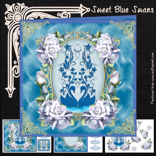 Sweet Blue Swans