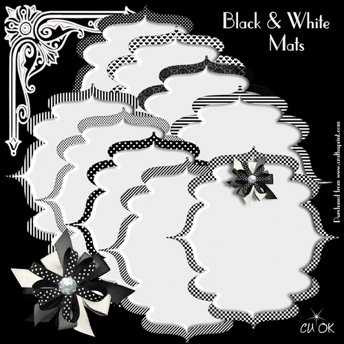 Black & White Mats