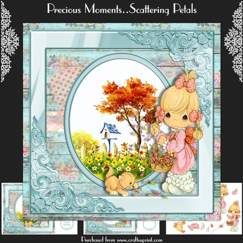 Precious Moments..Scattering Petals