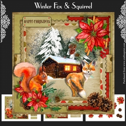 Winter Fox & Squirrel