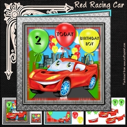 Red Racing Car