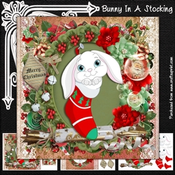 Bunny In A Stocking