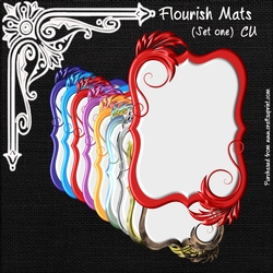 Flourish Mats (set one) CU