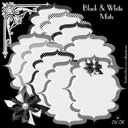 Black & White Mats
