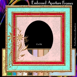 Embossed Aperture Frames