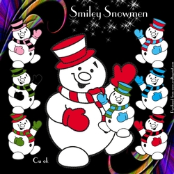 Smiley Snowmen