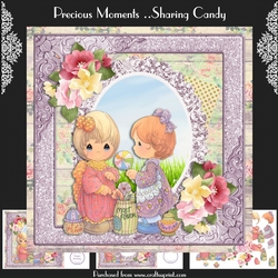 Precious Moments..Sharing Candy