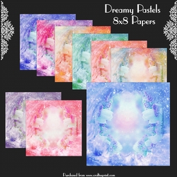 Dreamy Pastels 8x8 Papers