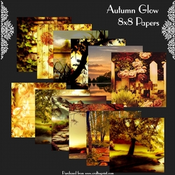 Autumn Glow 8x8 Papers