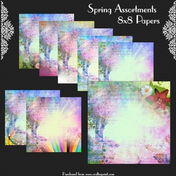 Spring Assortments 8x8 Papers