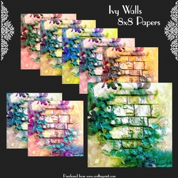 Ivy Walls 8x8 Papers