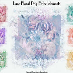 Lace Floral Png Embellishments
