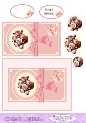 Rosalea Card Front Quick Card Design Sheet