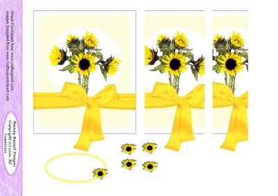 Sunflower Sensations Centre Panel Stacker