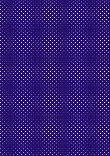 Polka dot backing paper in French Navy
