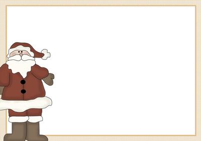 Flakey and Friends Christmas Landscape Insert for an A5 Card
