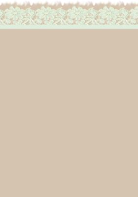 Dusky Peach - Lace Edge Vellum, Insert or Backing Paper