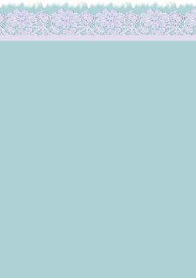 Pale Blue Lace Edge Vellum, Insert or Backing Paper