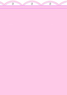 Baby Pink Edge with Pearls Vellum Insert or Backing Paper