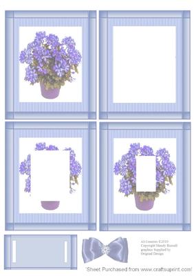 Invertage Quick Card with Ivy Geranium
