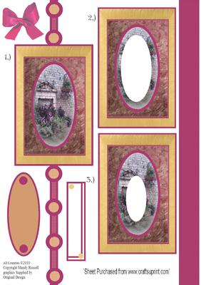 My Secret Garden Pyramid Stacker Design Sheet