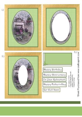 My Secret Garden Male Pyramid Design Sheet