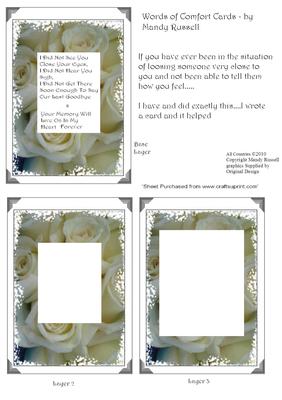 Saying Goodbye Card from Words of Comfort Cards
