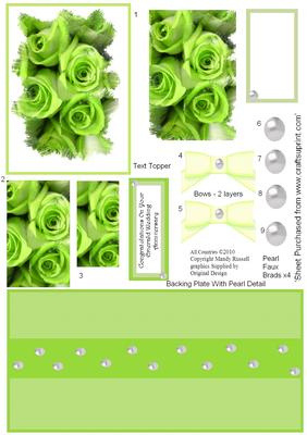 Emerald Wedding Anniversary Feathered Edge Pyramid Stacker