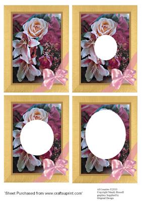 From the Heart Floral Tunnel Invertage Sheet